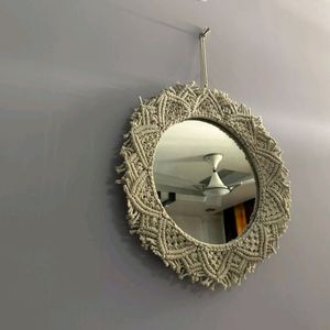 Hanging Wall Round Mirror