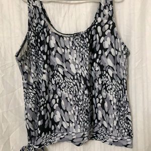 Printed top woman's