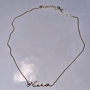 Chain With Name NISHA