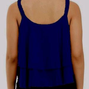 New Neavy Blue Crop Top