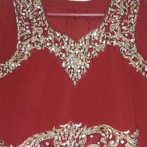 Zardosi And Daimond Work Kurti