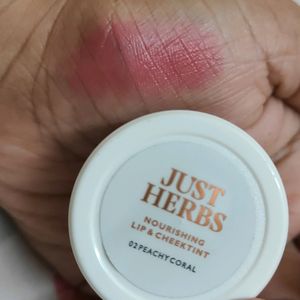 Combo Of Just Herbs Lip Balm And Tint