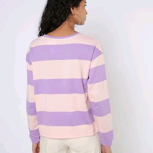 TEAMSPIRIT STRIPED CREW NECK Regular T-shir