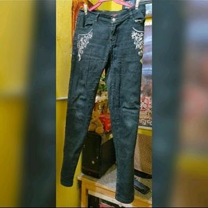 Pure Cotton Charcoal Jeans