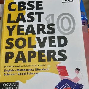 OSWAL CLASS X LAST 10 YEAR SOLVED PAPERS 2024