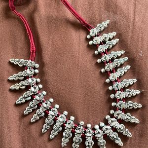 German Silver Statement Necklace