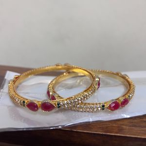 CZ Bangles Set Of 6