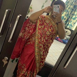 Heavy Work Saree For Wedding ❤️