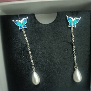 GIVA 925 Silver 🦋 PEARL EARINGS