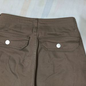 Beige Cargo Pants