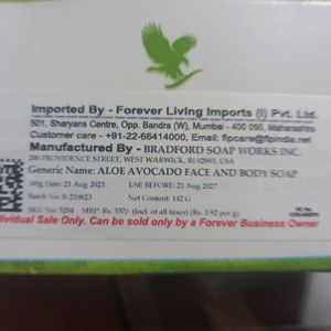 Forever Aloe Soap