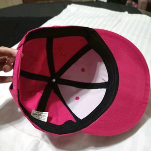 Hot Pink Flip Cap Hat