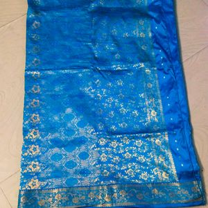 Blue Colour Pure Kanchipattu Saree