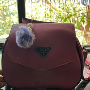 Prada Dupe sling bag (pink)