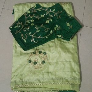 Sequence Tikli Work Saree