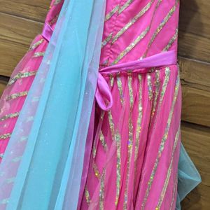 Traditional Party Wear Girls Long Frock