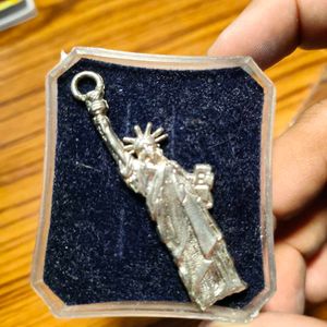 Statue Of Liberty Pendent Made With Silver