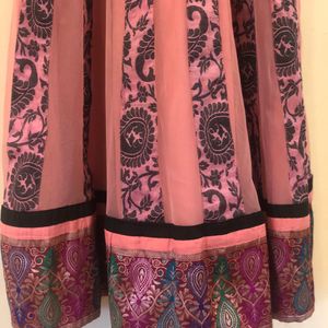 Peach Pink Color Salwar Set With Duppatta