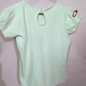 Cat T-shirt With White Colour And Very Affordable