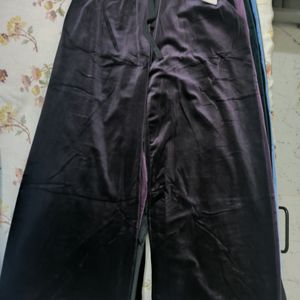 Dark Wine Velvet Pants NEW