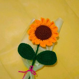 crochet sunflower