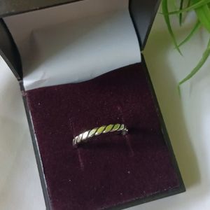 Pure Silver Twisted Ring