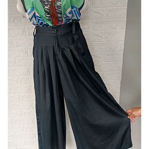 Tailored Wide Leg Pants