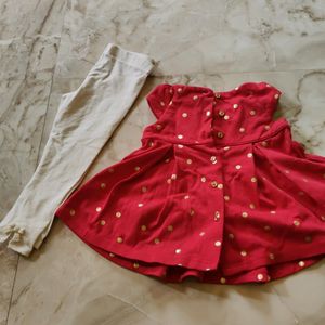 Baby Girl Frock With Pant