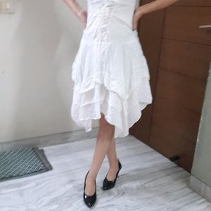 White Layed Dress