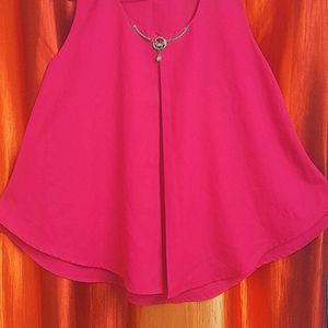 Beautiful Magenta Sleeveless top✨️☺️💯