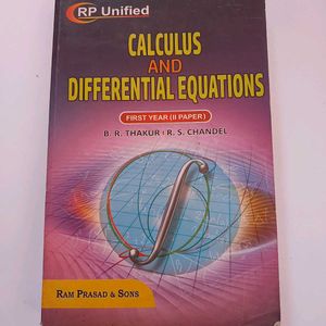 Calculus And Differential Equations