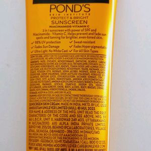 Ponds Sunscreen Cream 100g