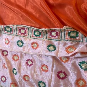 Combo Of Two Dress Material With One Phulkari