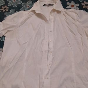 Zara Off White Shirt