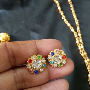 Two Pairs of Earrings , Matar Mala