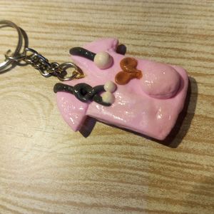 Handmade Clay Keychain (Doctor Theme)