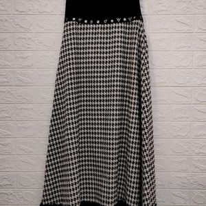 Black And White Skirt