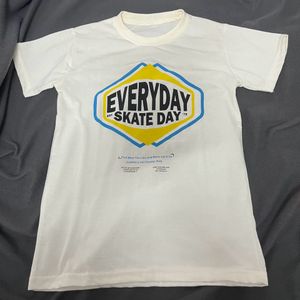 GRAPHIC BABY TEE PINTEREST WHITE Y2K