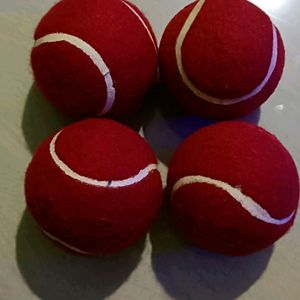 4 Combo Red Tennis Ball 🏏