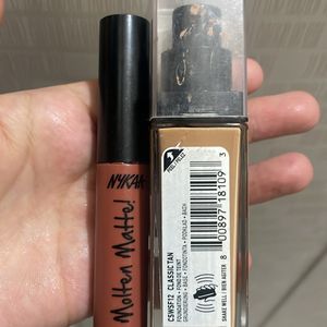 Foundation+lipstick💄ComboSALE