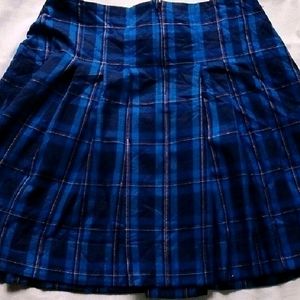Blue Mini Short Skirt
