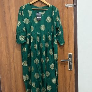 Baby Feeding Gown Kurti For New Mom