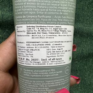 CAUDALIE paris Vinopure Purifying Gel Cleanser