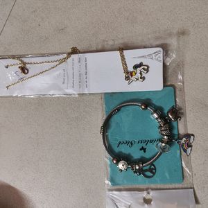 Charm Bracelet And Chain