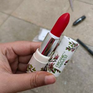 Organic Harvest Lipstick In Shade Cherry Red