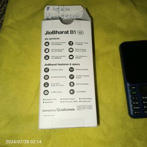 Only 2 Days Old Jio Bharat B1 4G Mobaile Phone