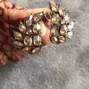 Swarovski Champagne Studs