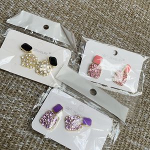 3 Pintresty Korean Combo Earings