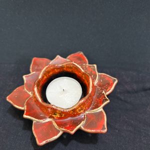 Resin Lotus Diya 1