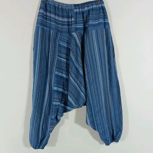 Blue Printed Night Pant (Women)